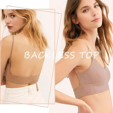 Women's Open Back Tank Top Brassiere -, Bra , Drestiny , Australia, Black, Bras, Brown, Canada, Coffee, Gender_Women, Green, Grey, Light Blue, M, New Zealand, S, United Kingdom, United States, White, XL, XS , Drestiny , www.shopdrestiny.com